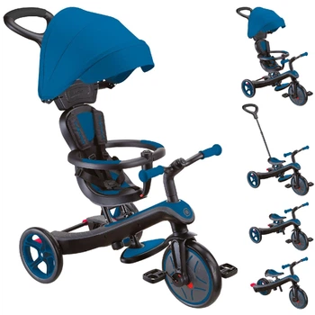Дитячий велосипед-трансформер Globber Explorer Trike 4 в 1 Blue