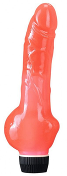 Вібратор Scala Jelly Vibrator рожевий з мошонкою (02412000000000000)