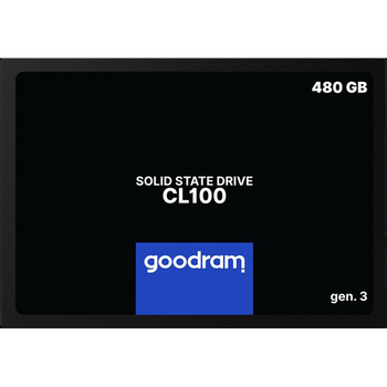 Накопитель SSD 480GB GOODRAM CL100 GEN.3 2.5" SATAIII TLC (SSDPR-CL100-480-G3) Smart