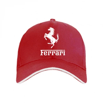 Кепка логотип Ferrari Червоний