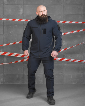Тактичний літній еластичний костюм 2XL синій (88497)