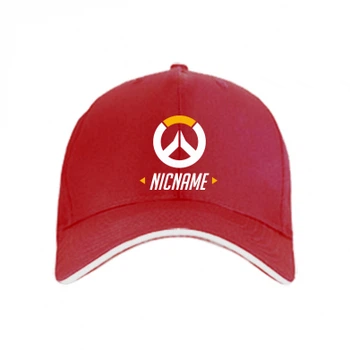 Кепка Your Nickname Overwatch Червоний