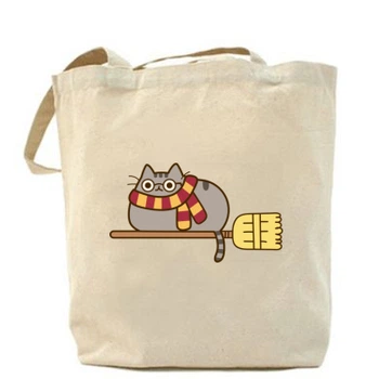 Шопер Pusheen Harry Potter Бежевий