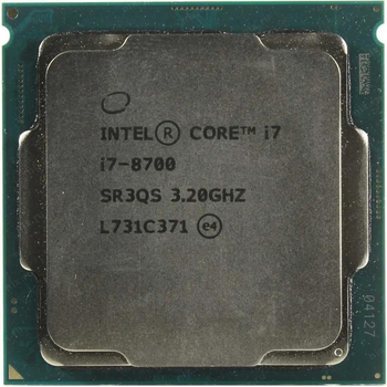 Процесор Intel Core i7-8700 3.20GHz/12MB/8GT/s (SR3QS) s1151 Tray