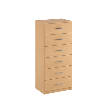 Комод 6 ящиков Компанит Бук 60х42х134,8 см (489962389)