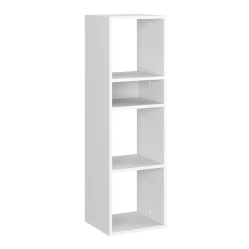 Шкаф книжный КШ 28 Компанит Нимфея альба 34х30,5х112,5 см