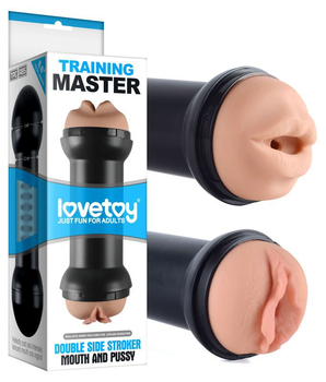 Мастурбатор Lovetoy Traning Master Double Side Stroker-Mouth and Pussy (20295000000000000)