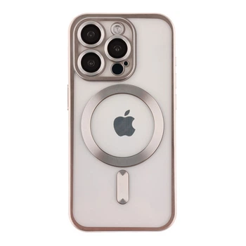Чохол TPU Metallic Chrome Full Camera with Magsafe для iPhone 13 Pro Max Колір Titan