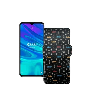 Чохол-книжка з екошкіри для телефону Ulefone Note 9p Фешн чорний