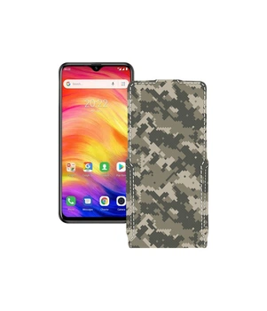 Чохол-флип з екошкіри для телефону Ulefone Note 7P Хаки-зелений