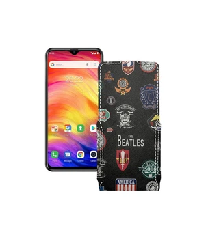 Чохол-флип з екошкіри для телефону Ulefone Note 7P Бітлз
