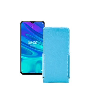 Чохол-флип з екошкіри для телефону Ulefone Note 9p Блакитний
