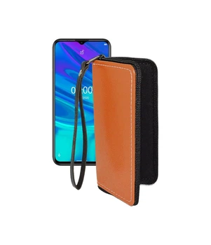 Чохол-гаманець з екошкіри для телефону Ulefone Note 9p Коричневий