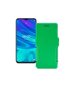 Чохол-книжка з екошкіри для телефону Ulefone Note 9p Зелений