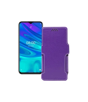 Чохол-книжка з екошкіри для телефону Ulefone Note 9p Фіолетовий