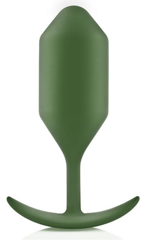Великий професійний анальний затор B-Vibe Snug Butt Plug 4 колір зелений (21794010000000000)