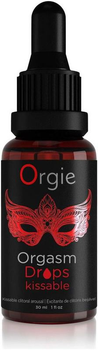 Збуджуючі краплі для клітора Orgie Orgasm Drops Kissable зі смаком яблука та кориці, 30 мл (21618 трлн)
