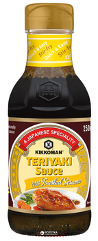 Соус-маринад Kikkoman Teriyaki с жареным кунжутом 250 мл (8715035280304)