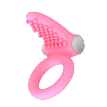 Ерекційне кільце X-Basic Tongue Silicone Cockring колір рожевий (12558016000000000)