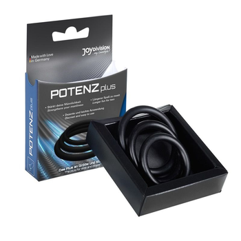 Комплект эрекционных колец Joy Division POTENZplus 3er Set, 3 шт цвет черный (21752005000000000)