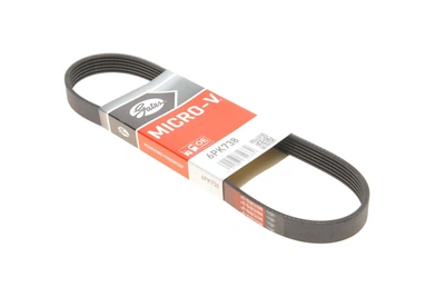 Ремінь генератора Skoda Octavia/Fabia/VW Caddy III/Golf III/V/VI 1.4/1.6 91- 6PK738 GATES
