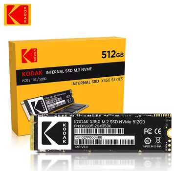 SSD M.2 NVMe 2280 Gen3x4 диск накопитель Kodak X350 Series 512GB