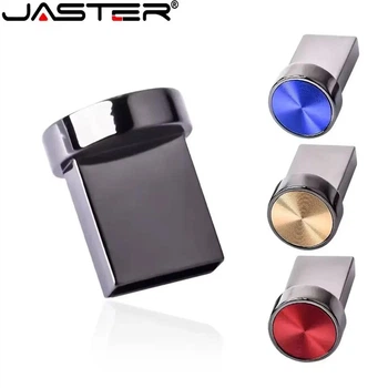 Флешка мини кнопка Jaster USB 2.0 64 Gb