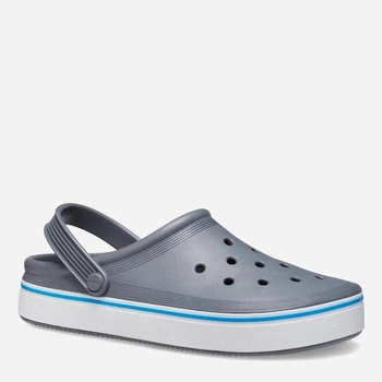 Кроксы сабо мужские Crocs Off Court Clog Grey 37 (EU 37-38)