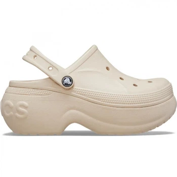 Женские кроксы Crocs Bella Clog Bone W7 37р. (23,8 см) Бежевые