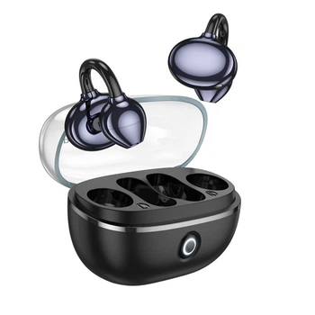 Бездротові навушники BOROFONE FQ5 Spirit clip-on true wireless BT headset Black (6941991117176)