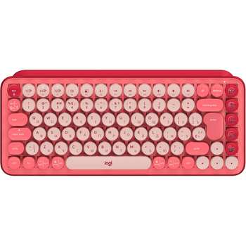 Клавиатура Logitech POP Keys Wireless Mechanical Keyboard UA Rose (920-010737) [94265]