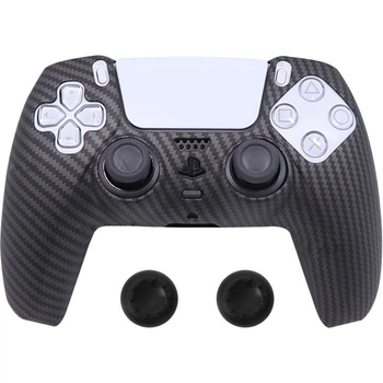 Чехол на геймпад Sony PS5 DualSense Silicone Case Black Carbon [86745]