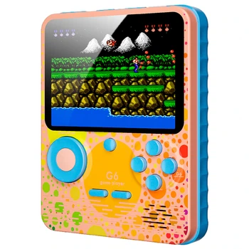 Ретро игровая приставка SUP G6 Game Box Portable 500-games + Powerbank Pink [85277]