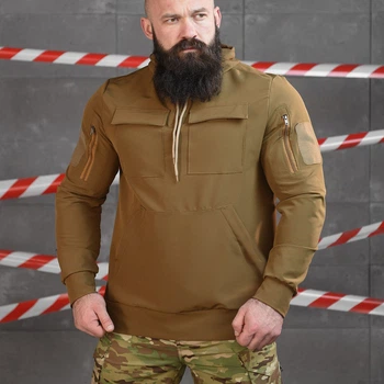 Анорак 7.62 Tactical з липучками під шеврони койот розмір XL