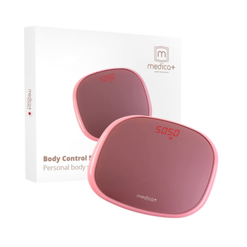 Електронные весы для тела medica+ body control 5.0 pink