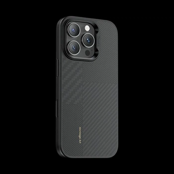 Чехол Benks Premium Case Montage Armor Air Kevlar Carbon Slim Case 600D 1500D with MagSafe для Apple iPhone 16 Pro Max Black