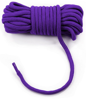 Бондажная веревка Fetish Bondage Rope 10м цвет фиолетовый (18950017000000000)
