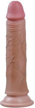 Фаллоимитатор Lovetoy Dual-Layered Platinum Silicone Nature Cock 7 цвет телесный (19581026000000000)