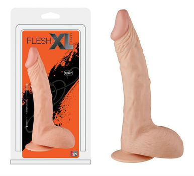 Фалоімітатор на присоску FleshXLarge, 28 см (12853 трлн)