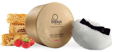 Мерцающая пудра для тела с ароматом меда и земляники Wild Strawberry body powder (14518000000000000)