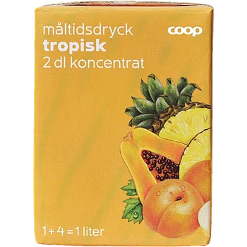 Фруктовий концентрат Coop мультифрукт, 200 мл coop_multi_2dl