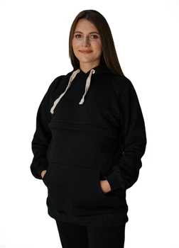 Худи "Берта" для беременных с секретом для кормления (В-99901) HN L/XL Черный