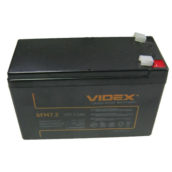 Аккумулятор свинцово-кислотный VIDEX 6FM7.2 12V 7.2Ah color box (56435)