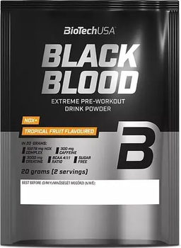 Предтреник Biotech Black Blood NOX+ 20 г Tropical fruit (Ф000401)