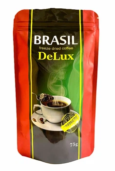 Кава розчинна Premiere Brasil 75 г ДЕЛЮКС Delux