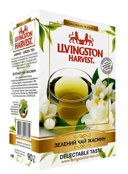 Зелений чай Livingston Harvest 90 г ЖАСМИН Цейлон