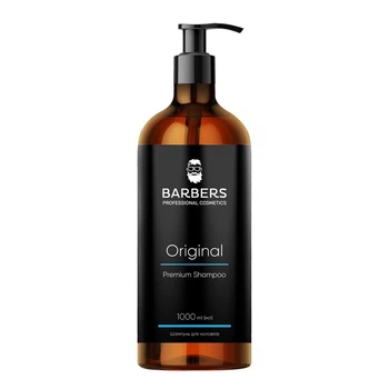Шампунь для чоловіків Barbers Original для щоденного використання, 1000 мл (734985)