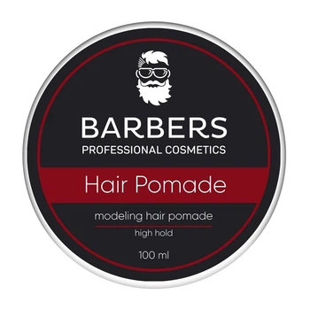 Помада для волос Barbers Modeling Hair Pomade High Hold, для мужчин, 100 мл (734981)