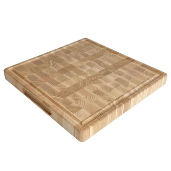 Кухонна дошка обробна торцева для нарізання 30х30х3 см Wood Wedge