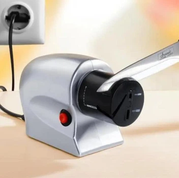 Електрична точила для ножів та ножиць ELECTRIC SHARPENER 220В, провідна, працює від мережі, для заточування